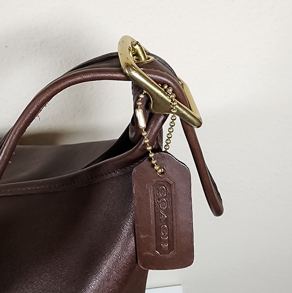 Vintage Coach Mahogany Duffle Sac #9085 - Picture 5 of 15